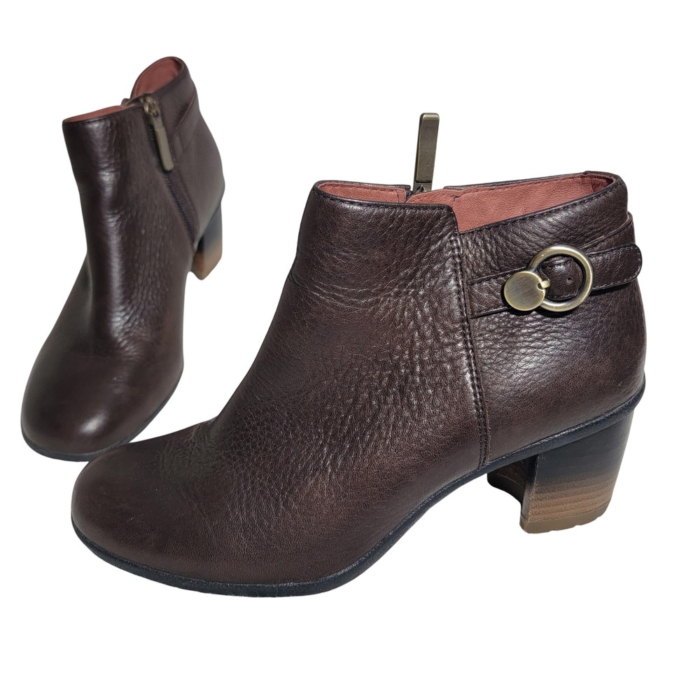 Dansko Perry Waterproof Bootie Chocolate Tumbled‎ Brown Leather EU 38 US 7.5-8